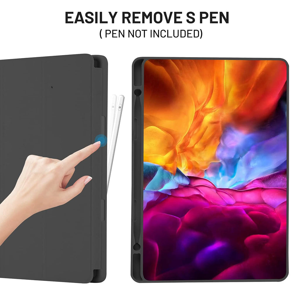 Etui na Samsung Galaxy Tab S6 Lite (2024) / Tab S6 Lite (2022) / Tab S6 Lite (2020), Techsuit, Flex Trifold, Czarny