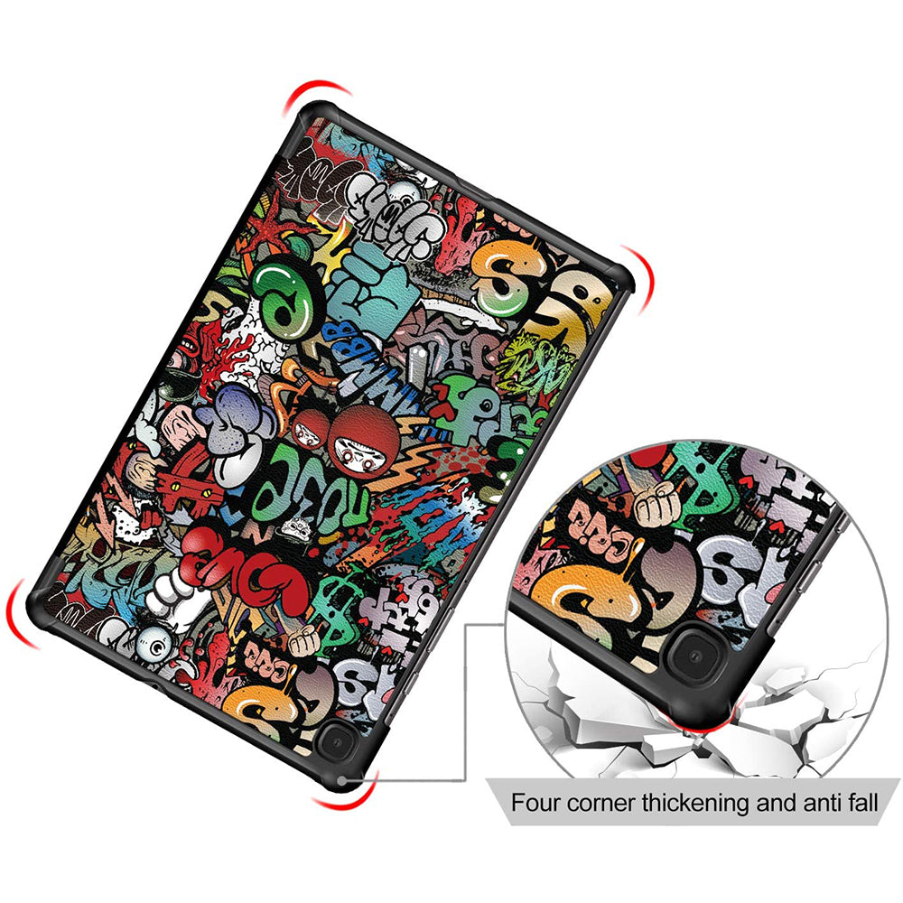 Etui na Samsung Galaxy Tab S6 Lite (2024) / Tab S6 Lite (2022) / Tab S6 Lite (2020), Techsuit, FoldPro, wielokolorowe