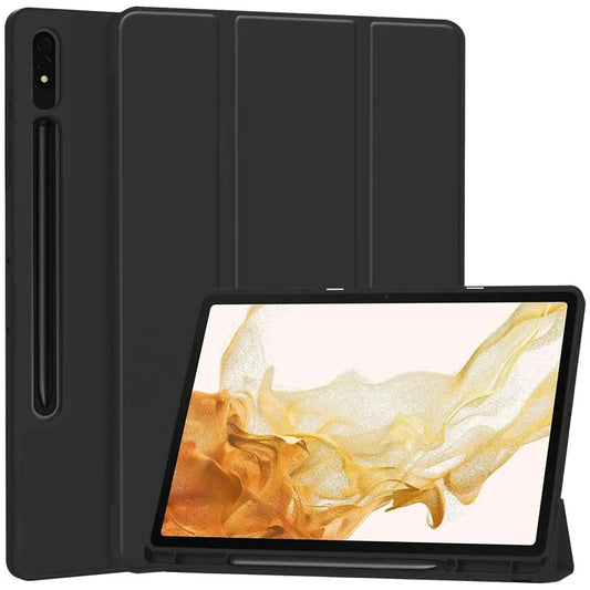 Etui na Samsung Galaxy Tab S8+ / Tab S7+, Techsuit, Flex Trifold, czarne