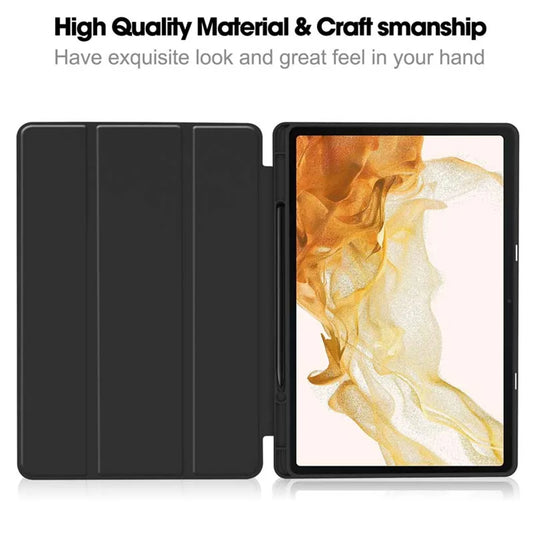 Etui na Samsung Galaxy Tab S8+ / Tab S7+, Techsuit, Flex Trifold, czarne