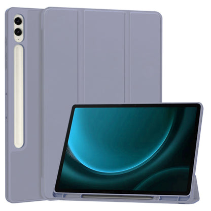 Etui na Samsung Galaxy Tab S9 FE+, Techsuit, Flex Trifold, Fioletowe