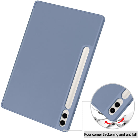 Etui na Samsung Galaxy Tab S9 FE+, Techsuit, Flex Trifold, Fioletowe