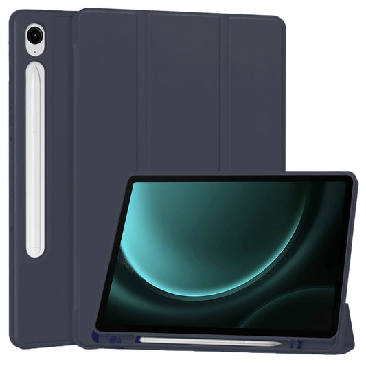 Etui na Samsung Galaxy Tab S9 FE / Tab S9 / Tab S10 FE, Techsuit, Flex Trifold, Granatowe