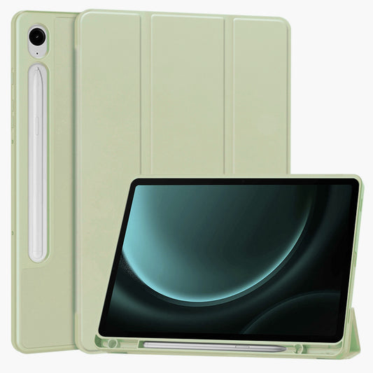 Etui na Samsung Galaxy Tab S9 FE / Tab S9 / Tab S10 FE, Techsuit, Flex Trifold, Zielona Matcha