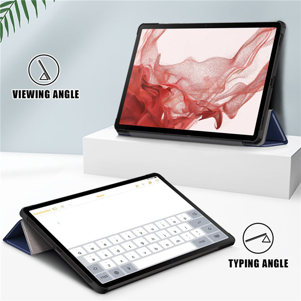 Etui na Samsung Galaxy Tab S9 FE / Tab S9 / Tab S10 FE, Techsuit, FoldPro, niebieskie
