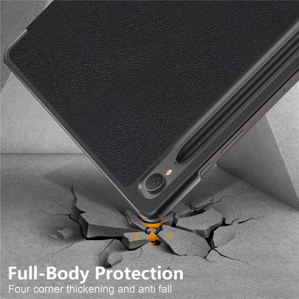 Etui na Samsung Galaxy Tab S9 FE / Tab S9 / Tab S10 FE, Techsuit, FoldPro Butterfly, Wielokolorowe
