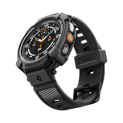 Etui do Samsung Galaxy Watch Ultra2, Spigen, Rugged Armor Pro, Czarny Mat ACS11612