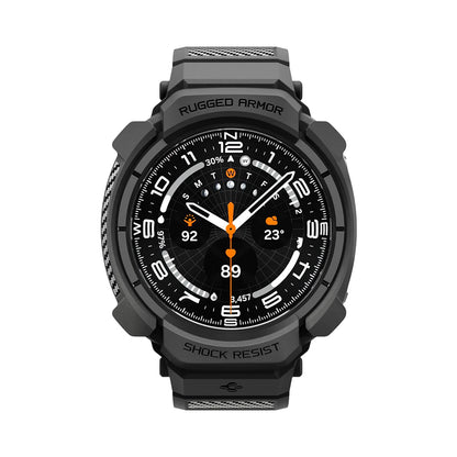 Etui do Samsung Galaxy Watch Ultra2, Spigen, Rugged Armor Pro, Czarny Mat ACS11612