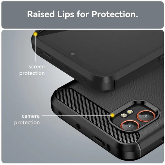 Etui na Samsung Galaxy XCover7 Pro, Techsuit, Carbon, Czarny