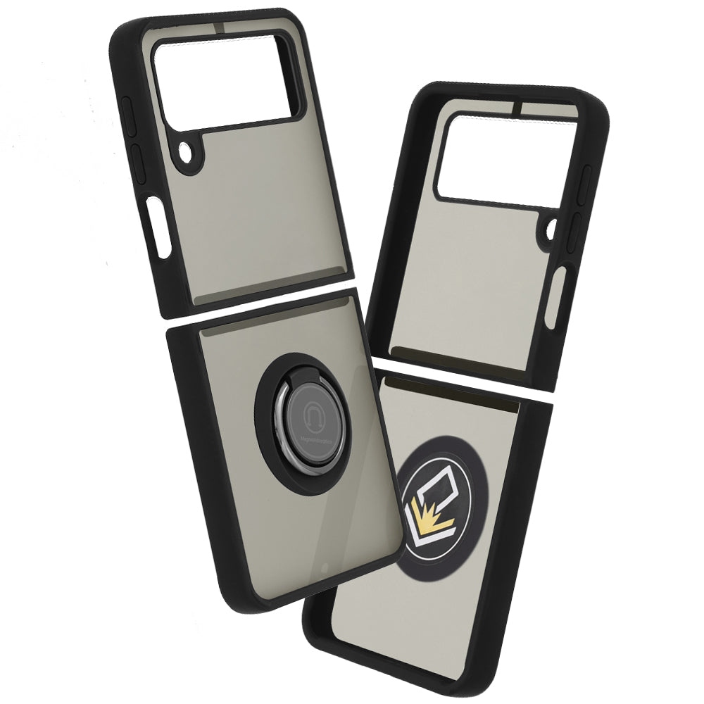 Etui na Samsung Galaxy Z Flip3 5G F711, Techsuit, Glinth, czarne