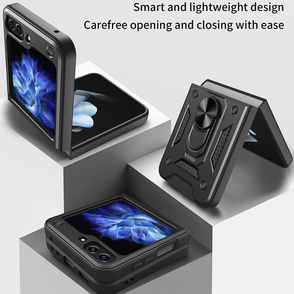 Etui na Samsung Galaxy Z Flip5 F731, Techsuit, CamShield, Czarny