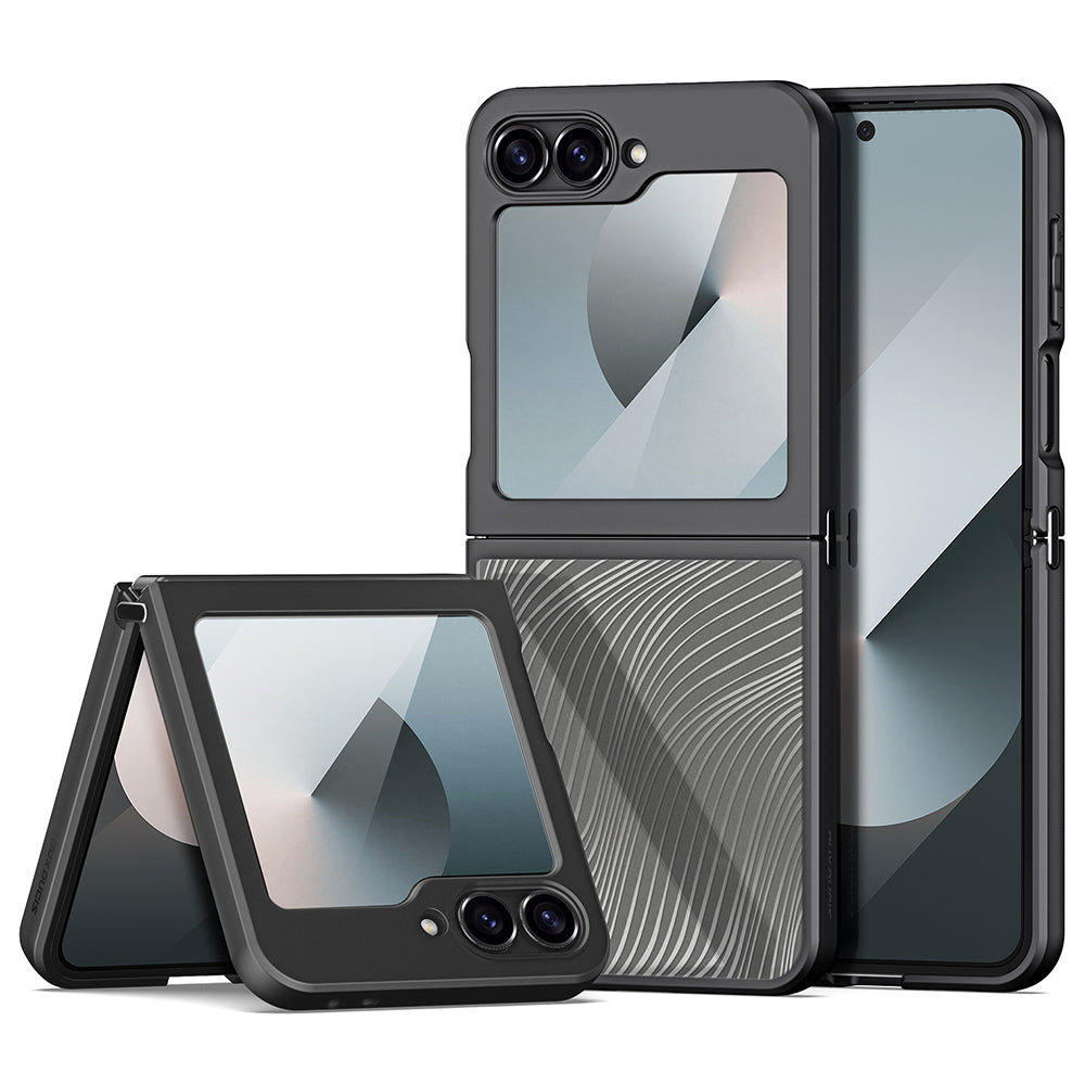 Etui na Samsung Galaxy Z Flip6 F741, DUX DUCIS, Aimo, czarne