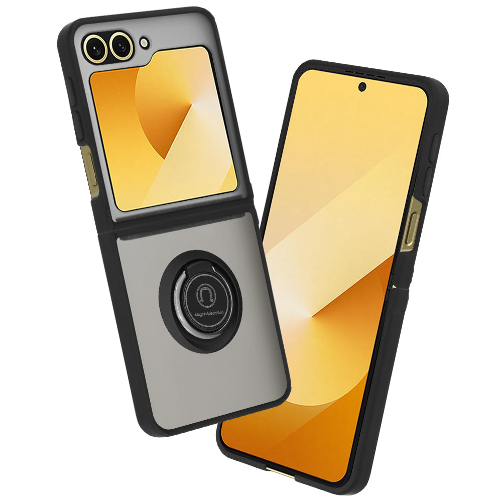 Etui na Samsung Galaxy Z Flip7 FE F761 / Z Flip6 F741, Techsuit, Glinth, Czarny