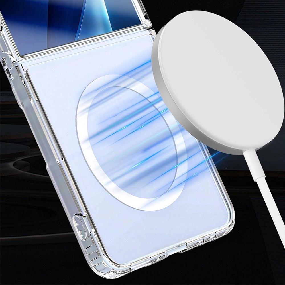 Etui MagSafe do Samsung Galaxy Z Flip7 F766, 3MK, Armor MagCase, Przezroczyste