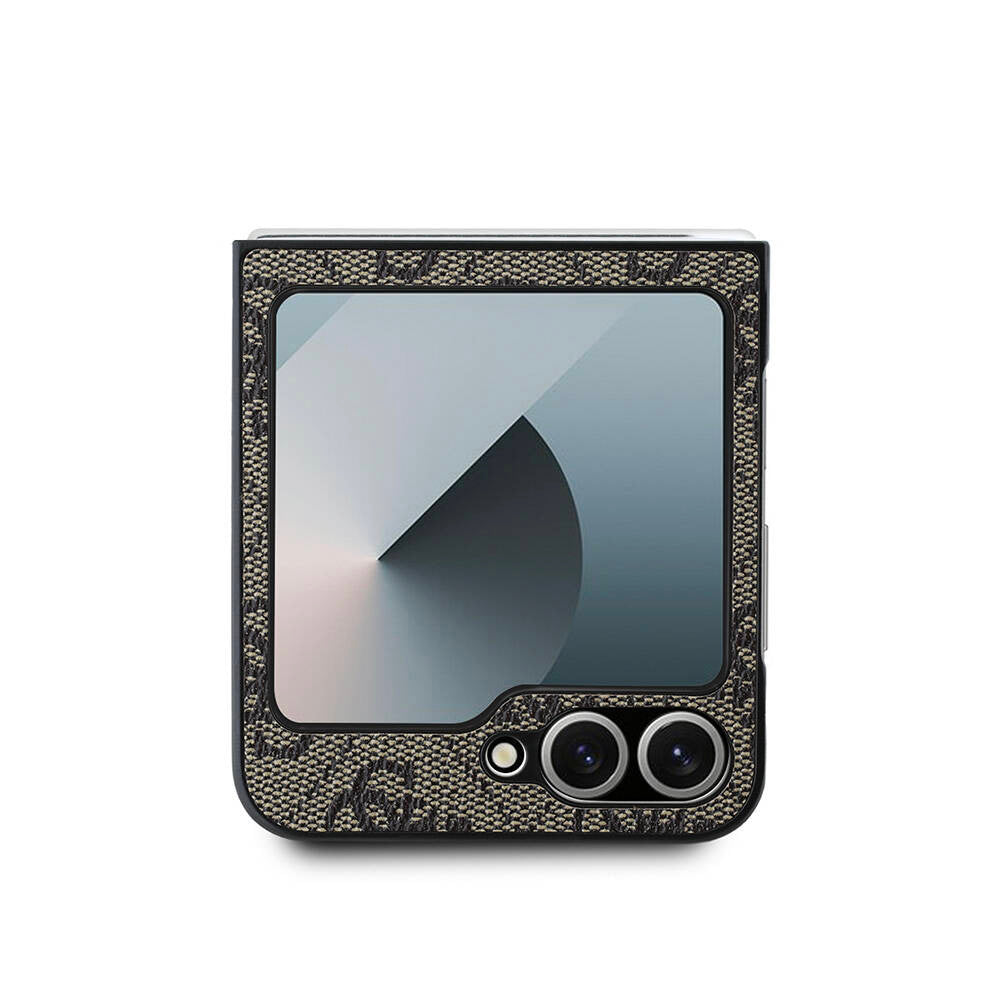 Case for Samsung Galaxy Z Flip7 F766, Guess, 4G Metal Logo, Black