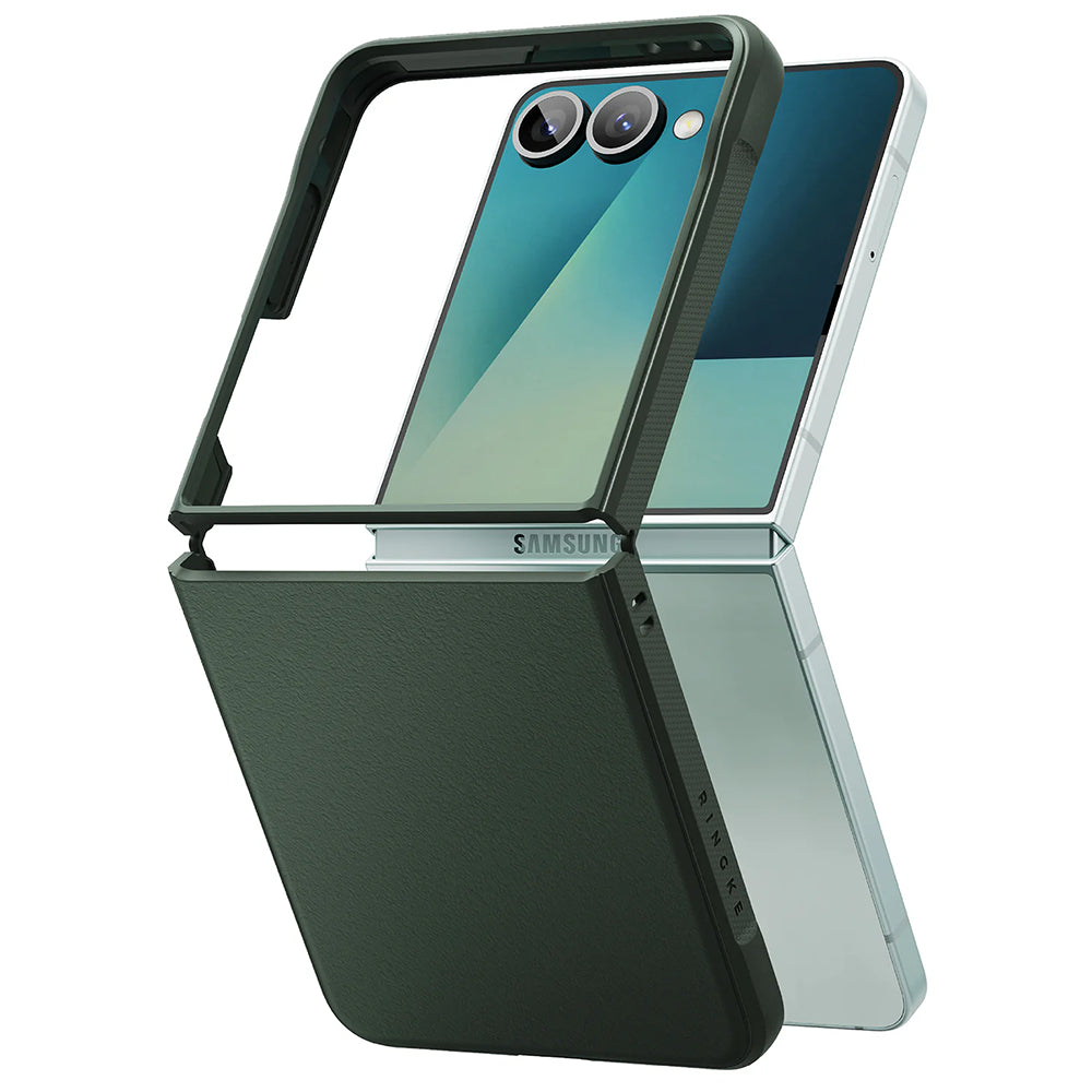 Etui na Samsung Galaxy Z Flip7 F766, Ringke, Onyx, Ciemnozielony