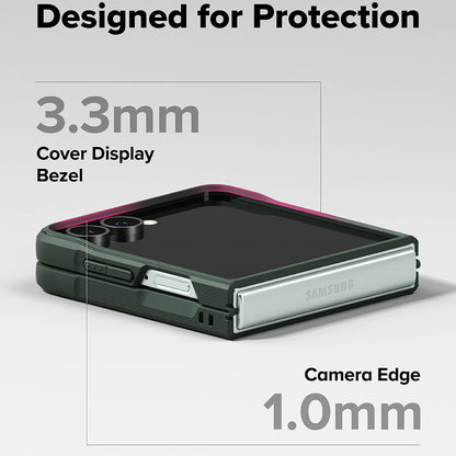 Etui na Samsung Galaxy Z Flip7 F766, Ringke, Onyx, Ciemnozielony