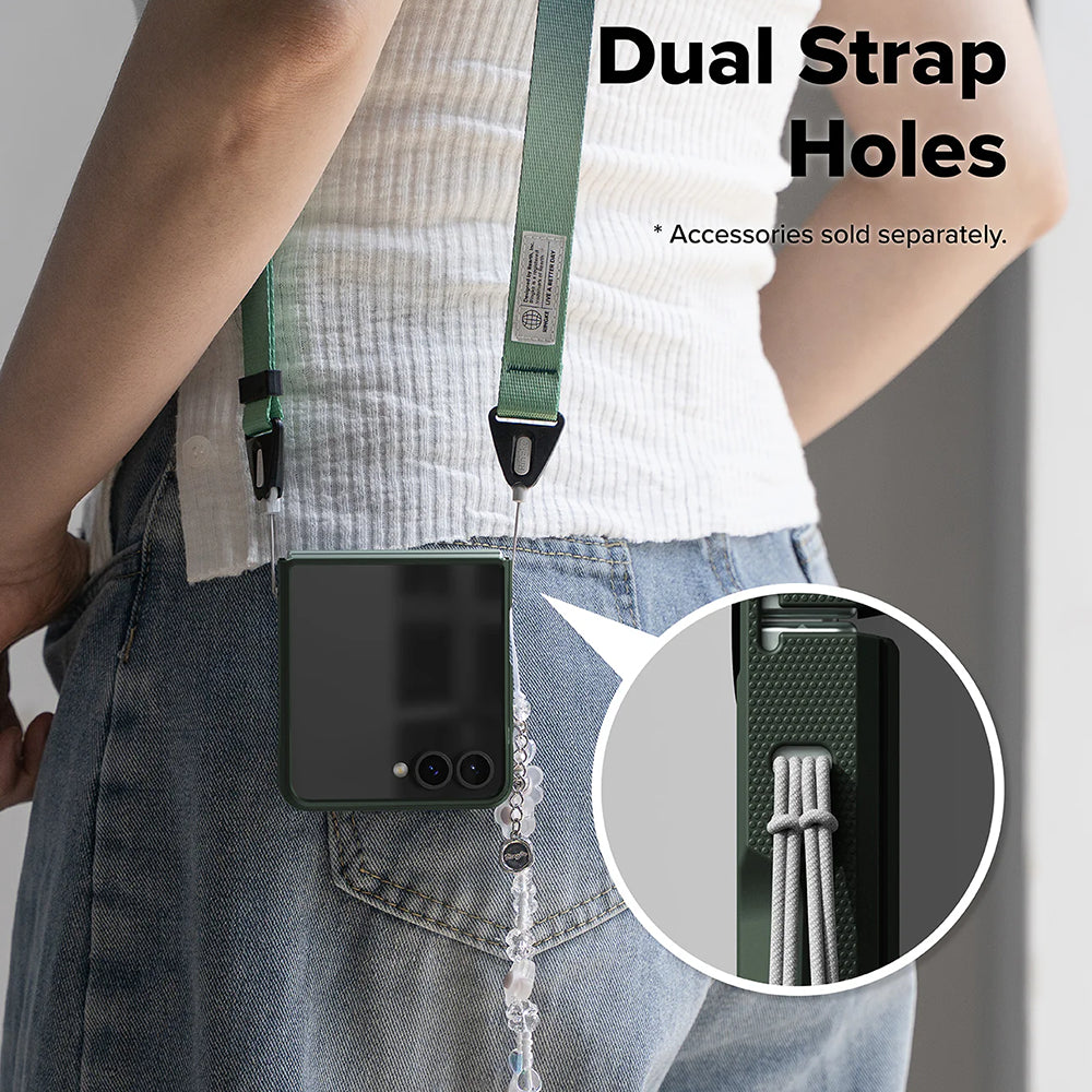 Etui na Samsung Galaxy Z Flip7 F766, Ringke, Onyx, Ciemnozielony