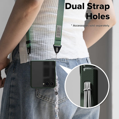 Etui na Samsung Galaxy Z Flip7 F766, Ringke, Onyx, Ciemnozielony