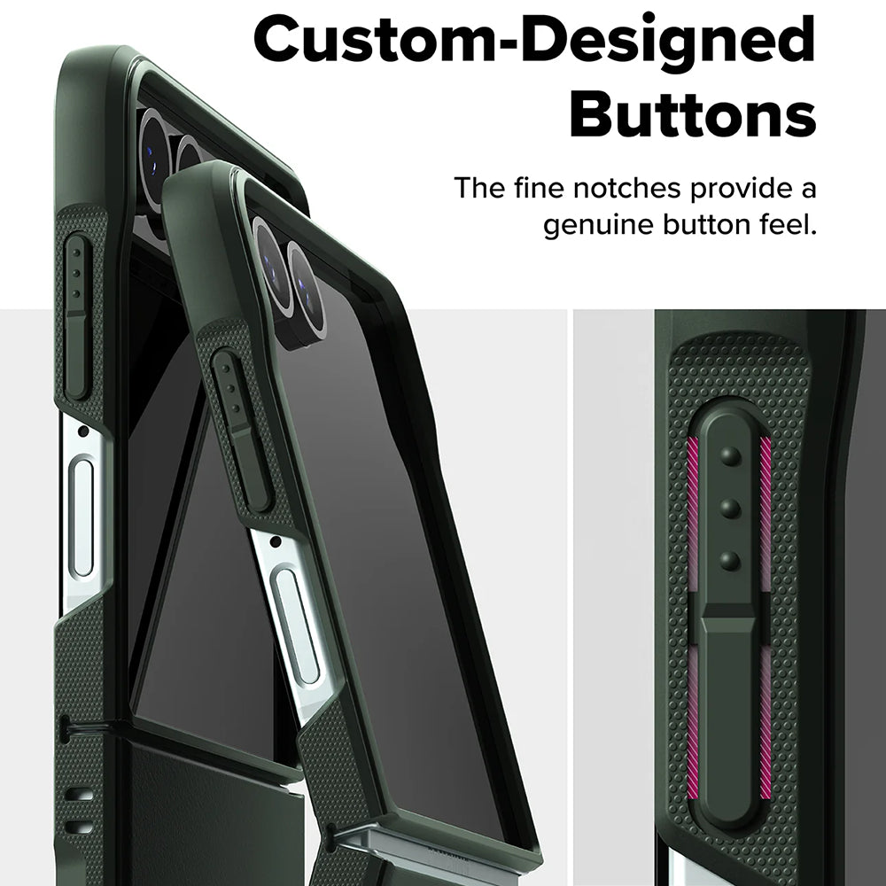 Etui na Samsung Galaxy Z Flip7 F766, Ringke, Onyx, Ciemnozielony