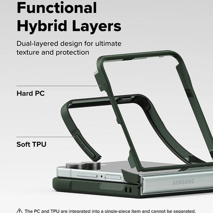 Etui na Samsung Galaxy Z Flip7 F766, Ringke, Onyx, Ciemnozielony