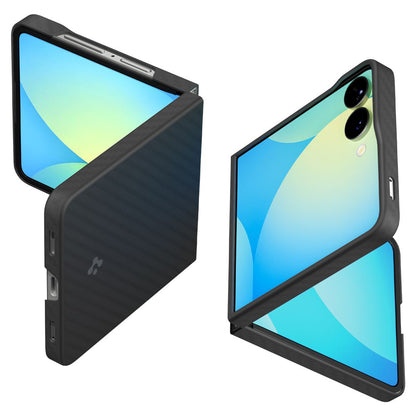 Etui na Samsung Galaxy Z Flip7 F766, Spigen, Air Skin, Czarne ACS09564