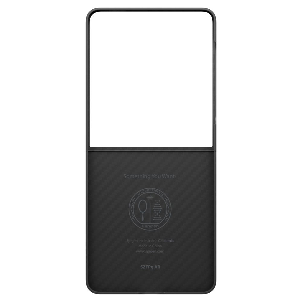 Etui na Samsung Galaxy Z Flip7 F766, Spigen, Air Skin, Czarne ACS09564