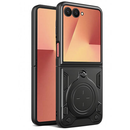 Etui na Samsung Galaxy Z Flip7 F766, Techsuit, CamGuard Pro, czarne
