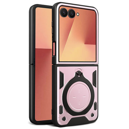 Case for Samsung Galaxy Z Flip7 F766, Techsuit, CamGuard Pro, Rose Gold