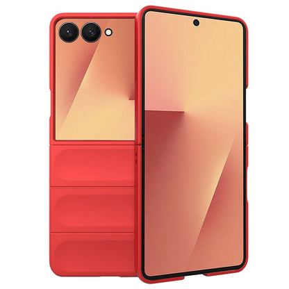 Etui na Samsung Galaxy Z Flip7 F766, Techsuit, Magic Shield, Czerwony