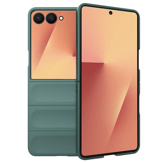Etui na Samsung Galaxy Z Flip7 F766, Techsuit, Magic Shield, Zielony