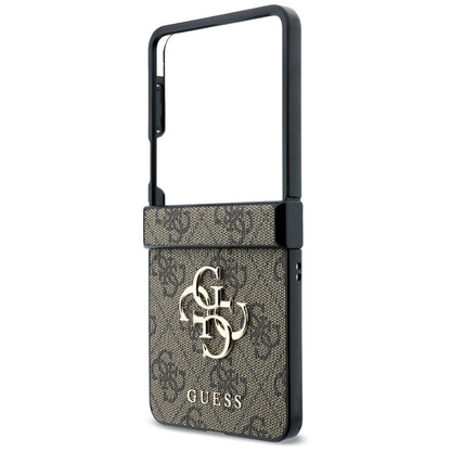 Case for Samsung Galaxy Z Flip8 F776, Guess, 4G Big Logo, Brown