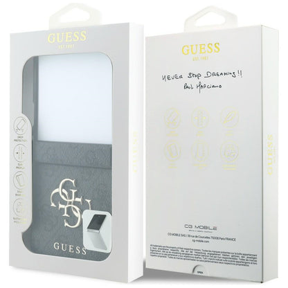 Etui na Samsung Galaxy Z Flip8 F776, Guess, 4G Big Logo, czarne