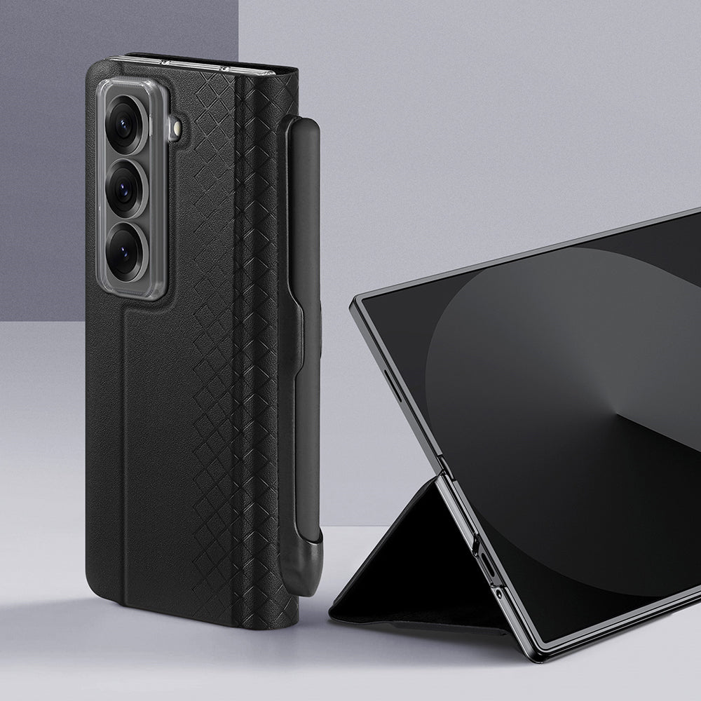 Etui na Samsung Galaxy Z Fold Special, DUX DUCIS, Bril (z uchwytem na długopis), czarne