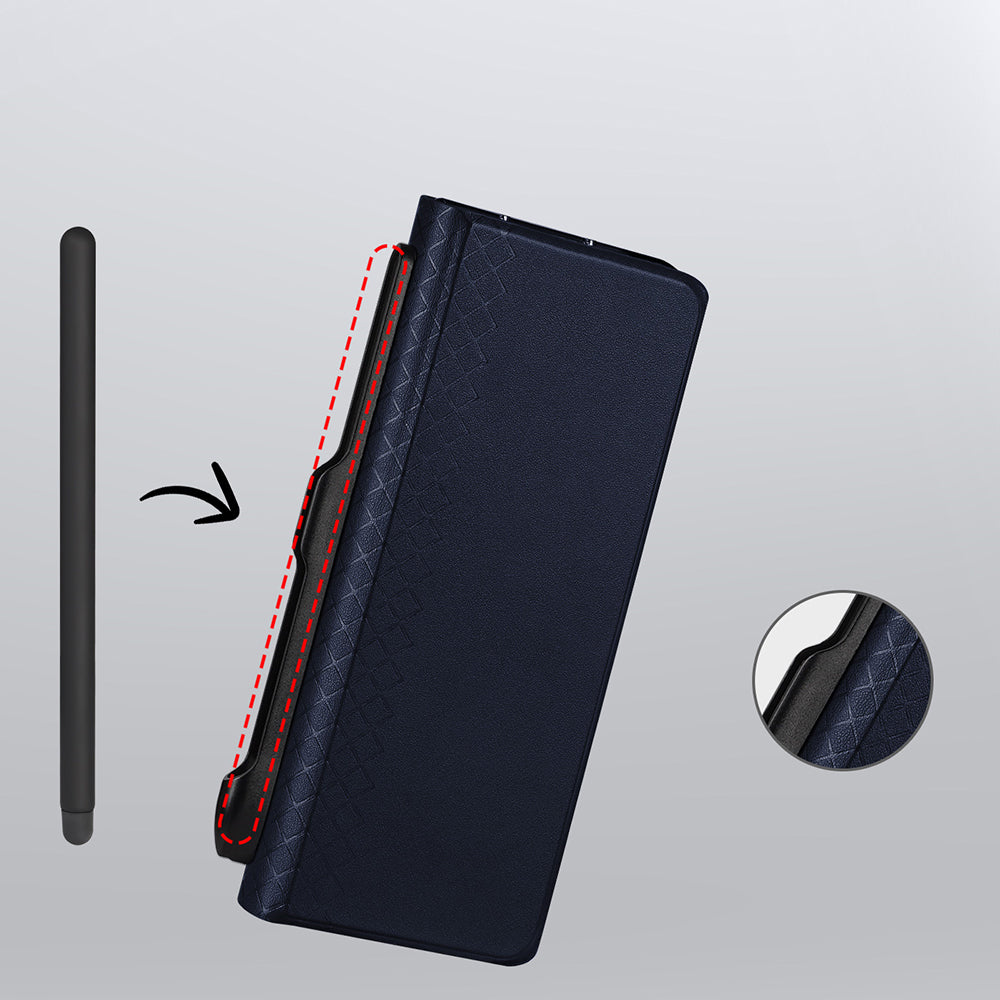 Etui na Samsung Galaxy Z Fold Special, DUX DUCIS, Bril (z uchwytem na długopis), czarne