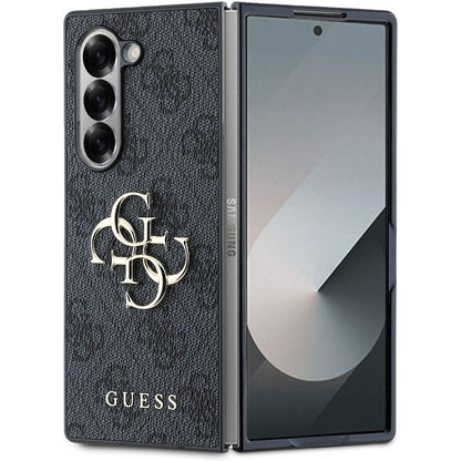 Etui na Samsung Galaxy Z Fold6 F956, Guess, 4G Metal Logo, Czarne
