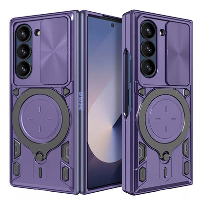 Etui na Samsung Galaxy Z Fold6 F956, Techsuit, CamGuard Pro, Fioletowy