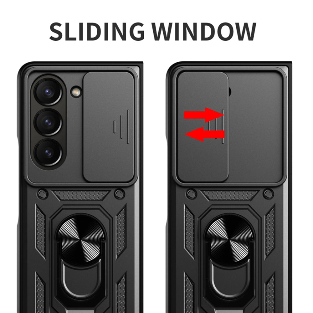 Etui na Samsung Galaxy Z Fold6 F956, Techsuit, CamShield, Różowe