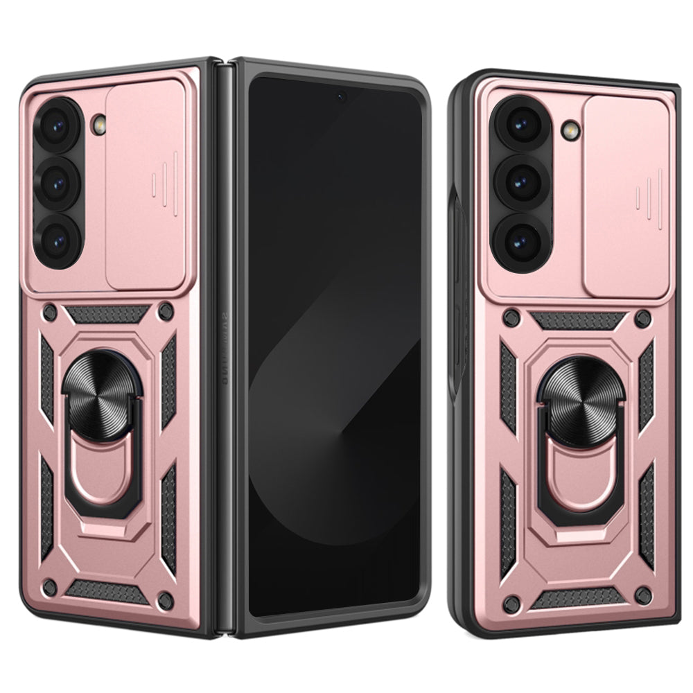 Etui na Samsung Galaxy Z Fold6 F956, Techsuit, CamShield, Różowe