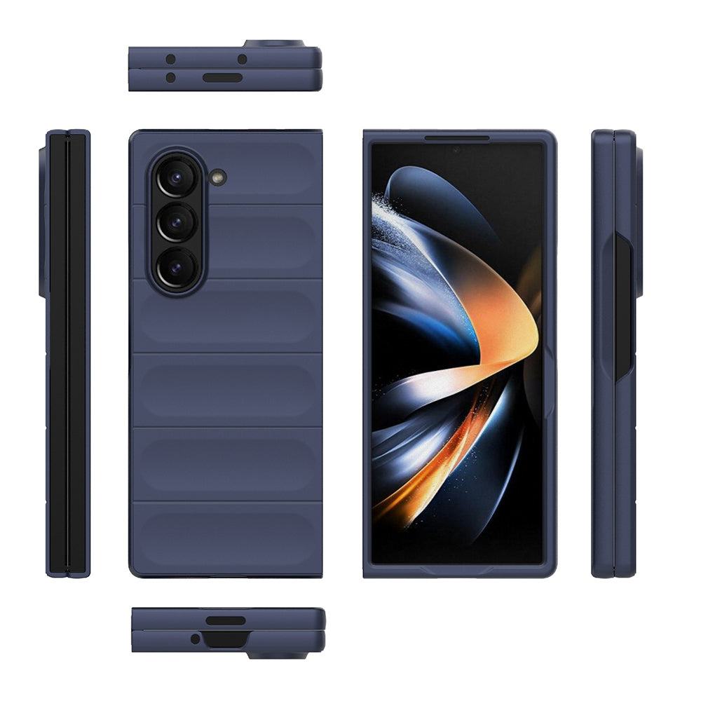 Etui na Samsung Galaxy Z Fold6 F956, Techsuit, Magic Shield, Niebieski
