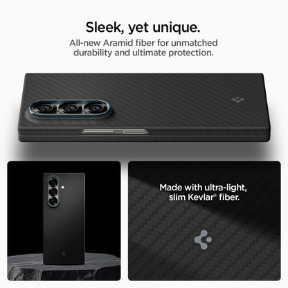 Etui do Samsung Galaxy Z Fold7 F966, Spigen, Air Skin, Czarne ACS09555