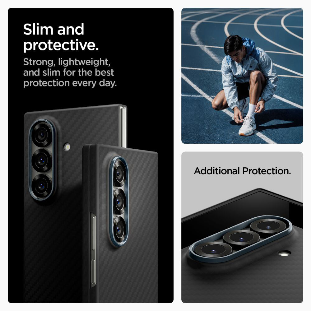 Etui do Samsung Galaxy Z Fold7 F966, Spigen, Air Skin, Czarne ACS09555