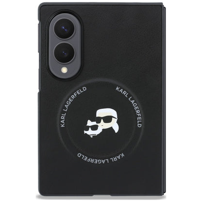 Etui na Samsung Galaxy Z Fold8 F971, Karl Lagerfeld, Karl & Choupette Head Pin, czarne