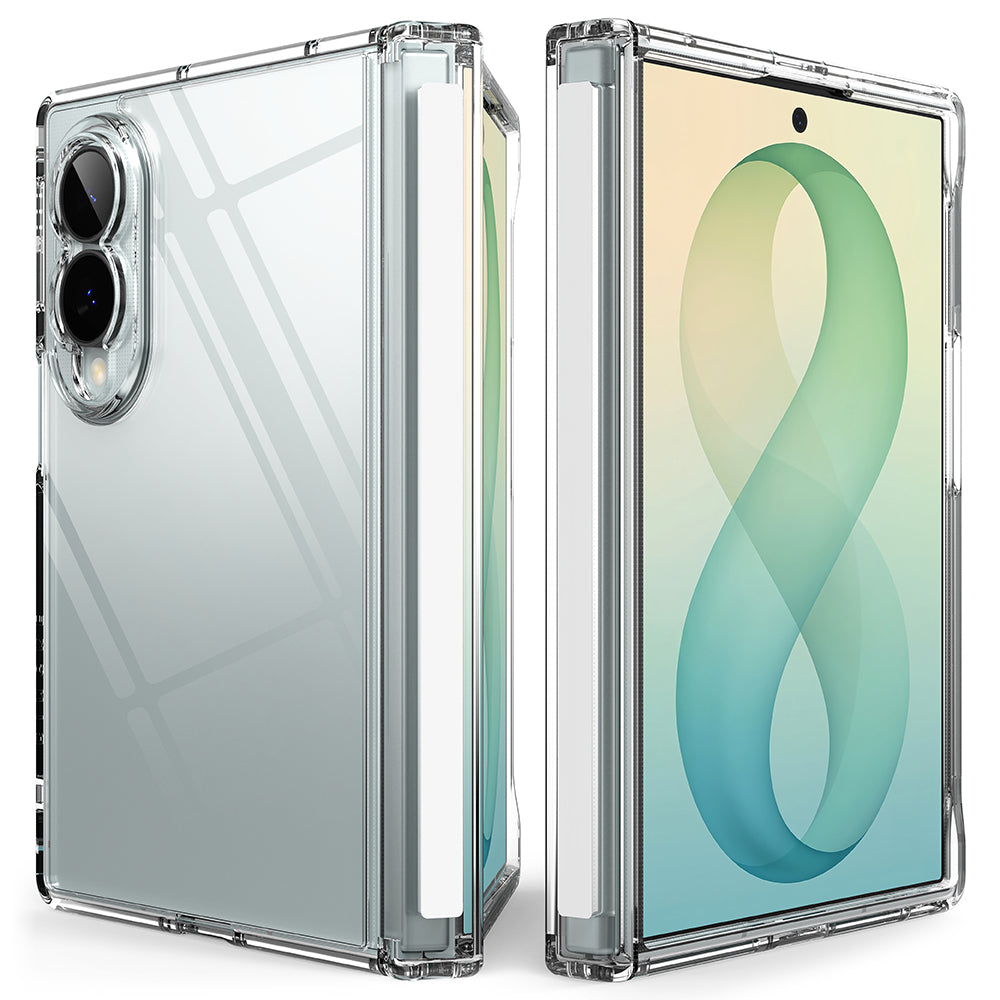 Case for Samsung Galaxy Z Fold8 F971, Ringke, Fusion Flap, Transparent