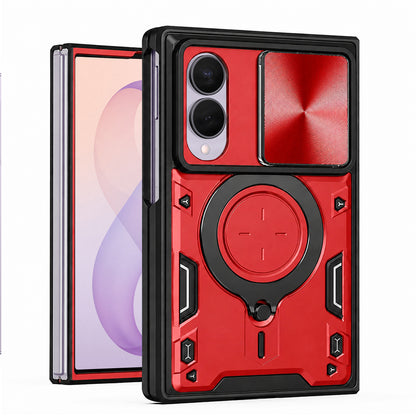 Etui na Samsung Galaxy Z Fold8 F971, Techsuit, CamGuard Pro, Czerwony