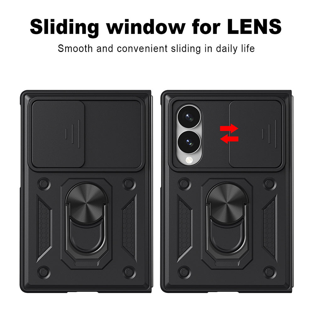 Etui na Samsung Galaxy Z Fold8 F971, Techsuit, CamShield, Niebieskie