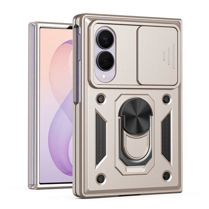 Etui na Samsung Galaxy Z Fold8 F971, Techsuit, CamShield, Złote