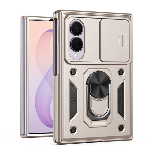 Etui na Samsung Galaxy Z Fold8 F971, Techsuit, CamShield, Złote