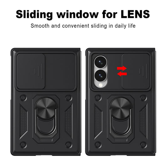Etui na Samsung Galaxy Z Fold8 F971, Techsuit, CamShield, Złote