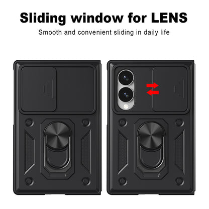 Etui na Samsung Galaxy Z Fold8 F971, Techsuit, CamShield, Różowo-Złoty